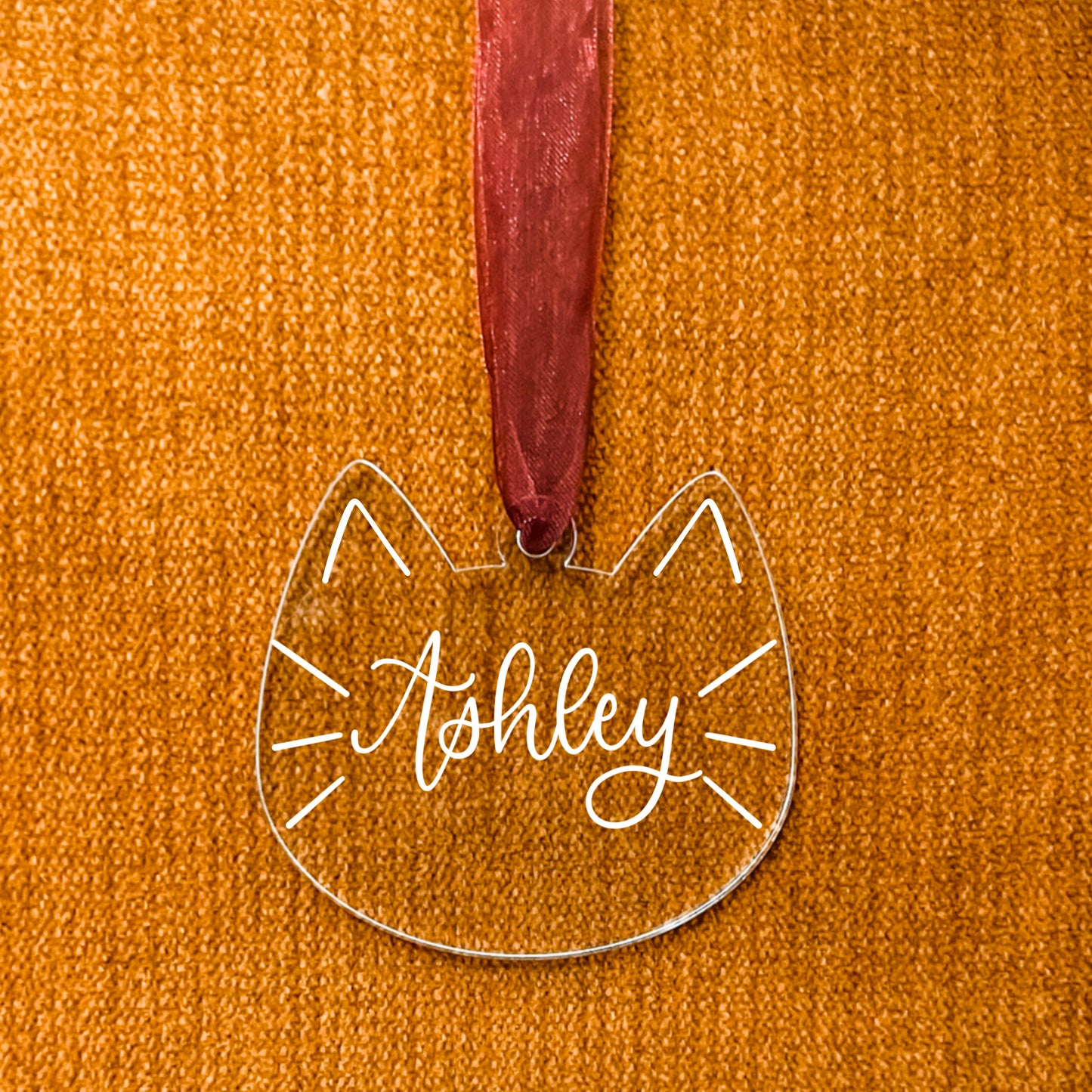 Custom Cat Christmas Ornament