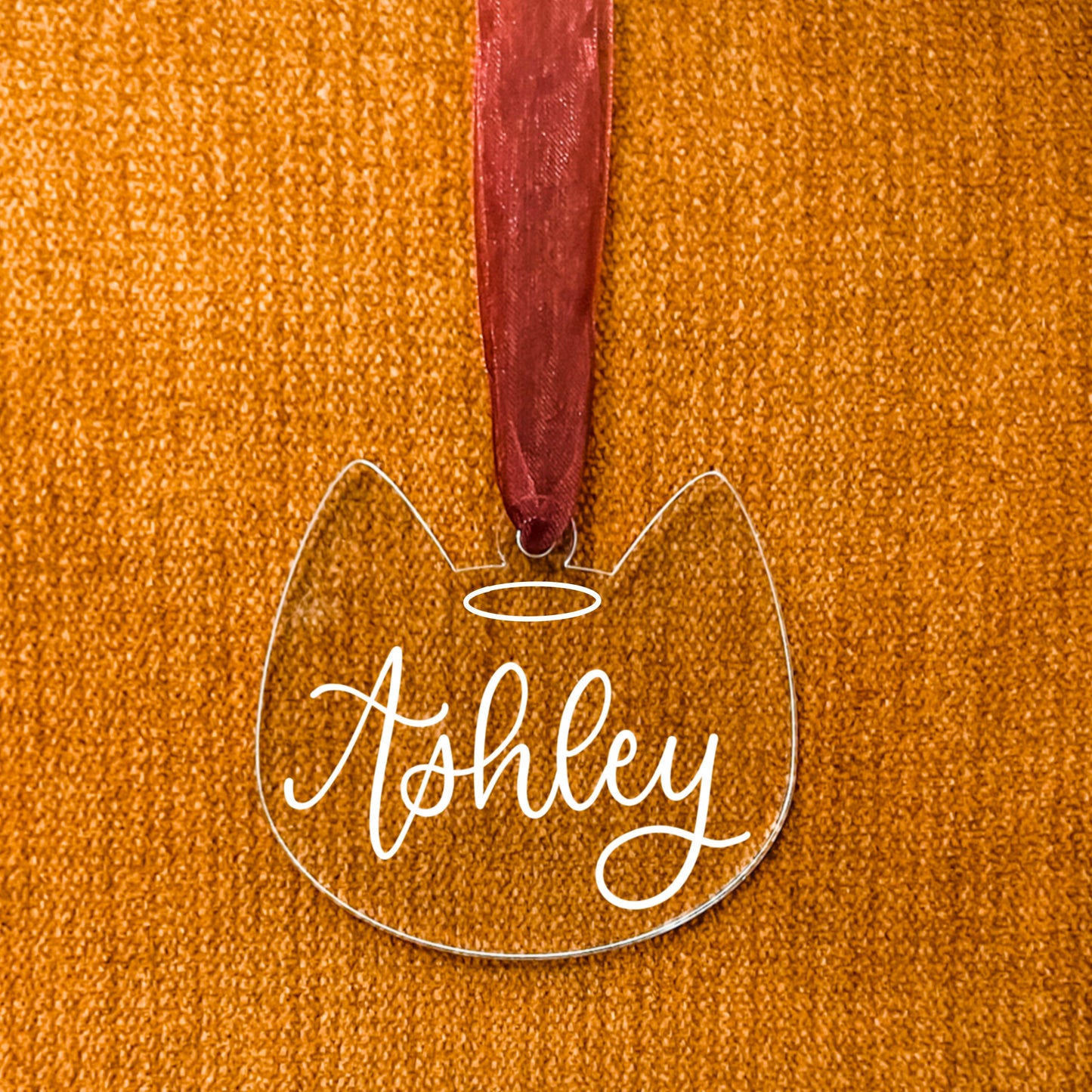 Custom Cat Christmas Ornament