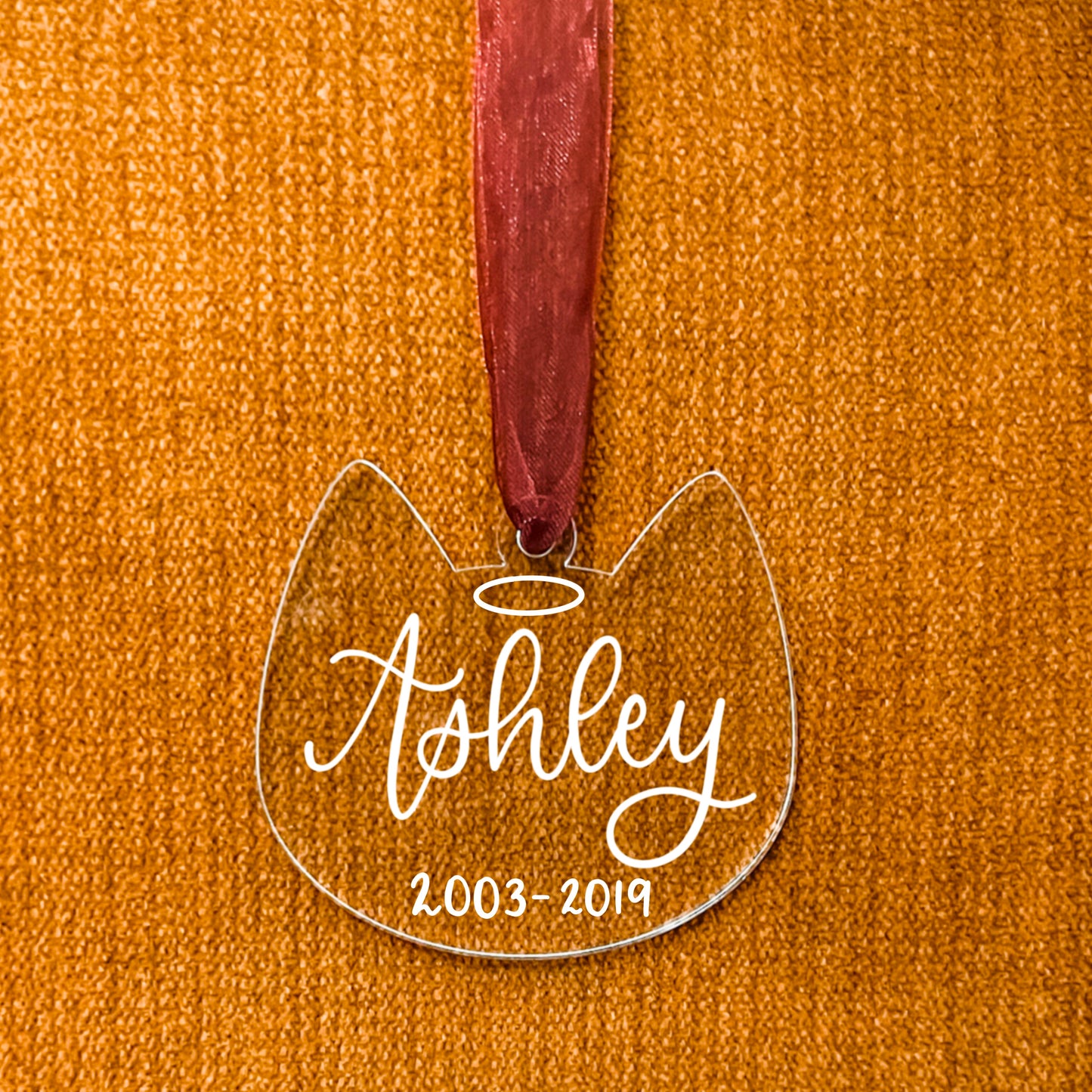 Custom Cat Christmas Ornament