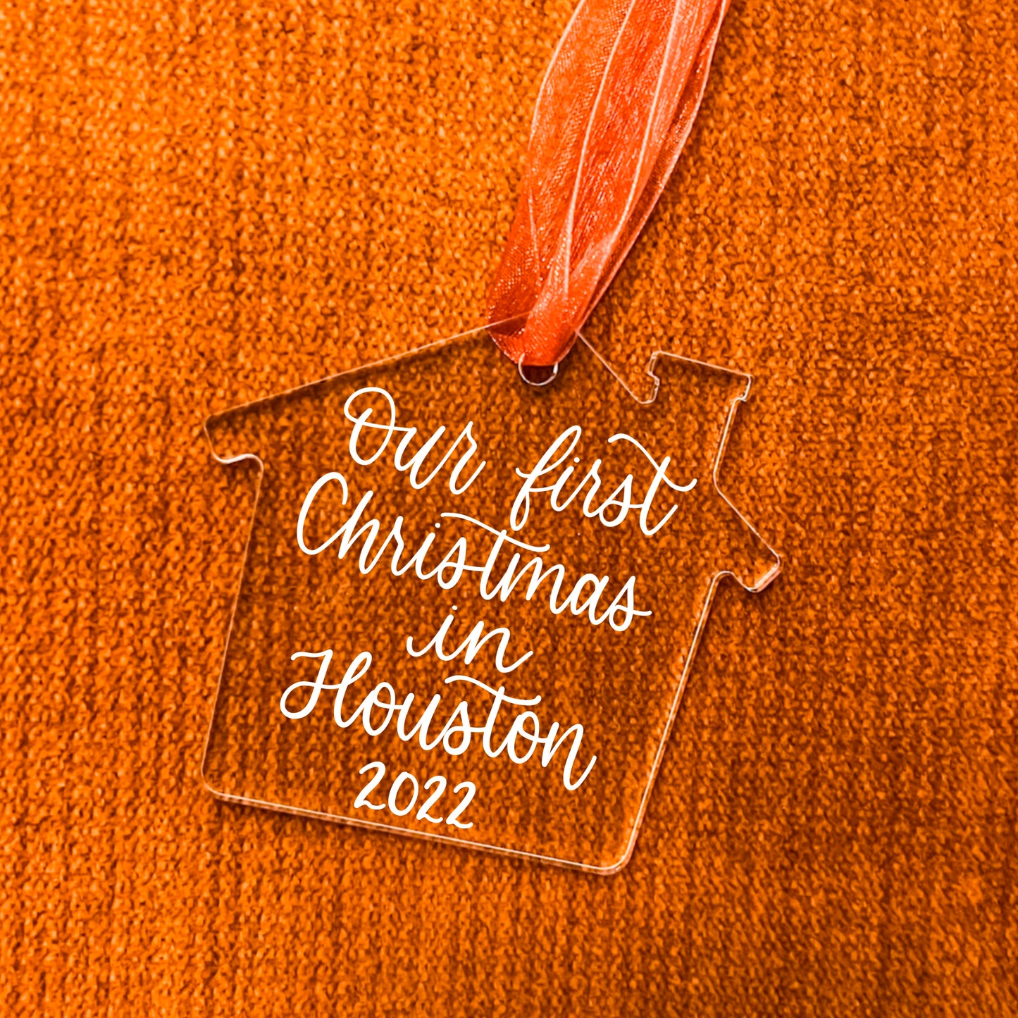 Custom House Christmas Ornament