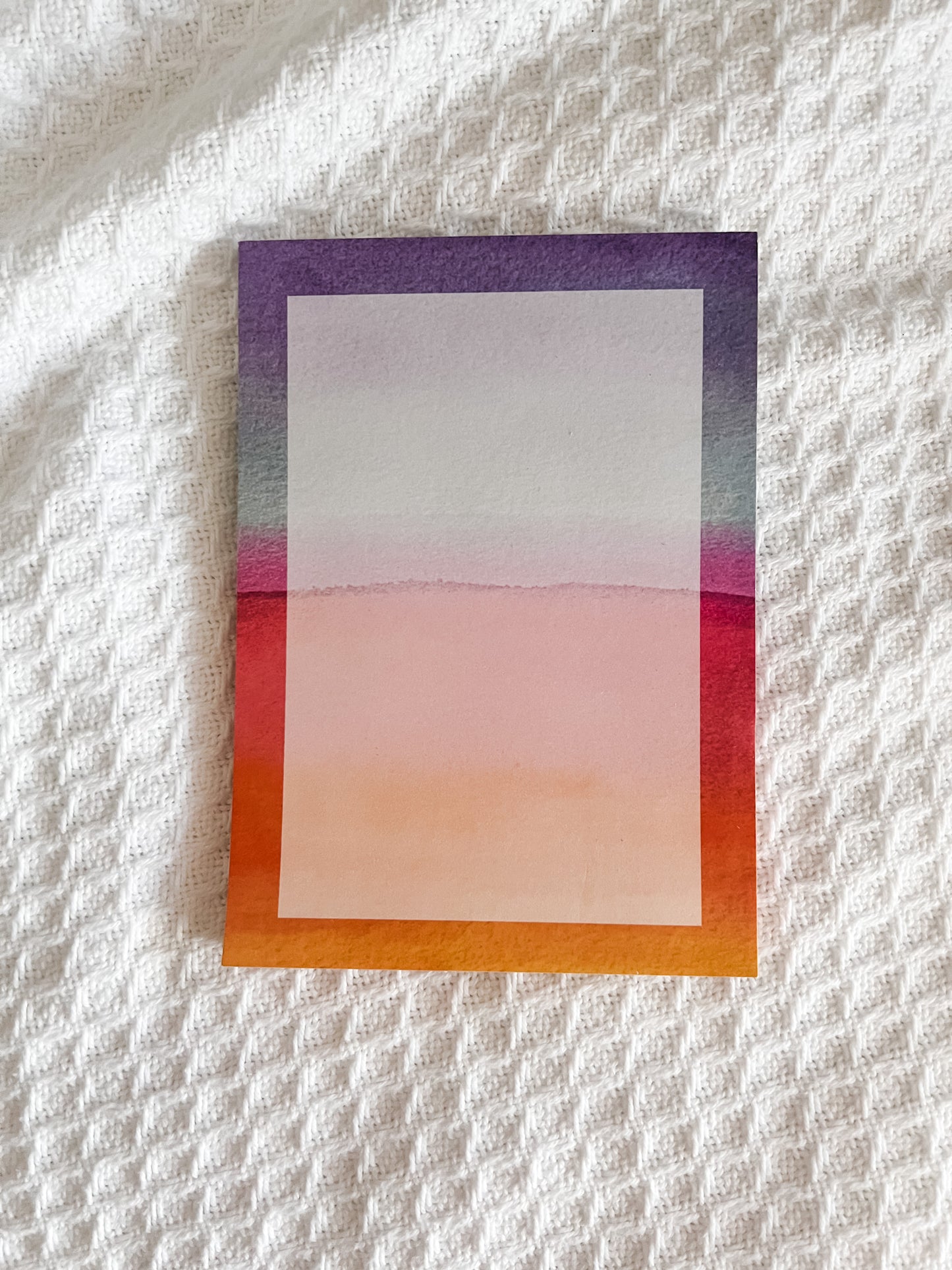 Sunset Watercolor Notepad