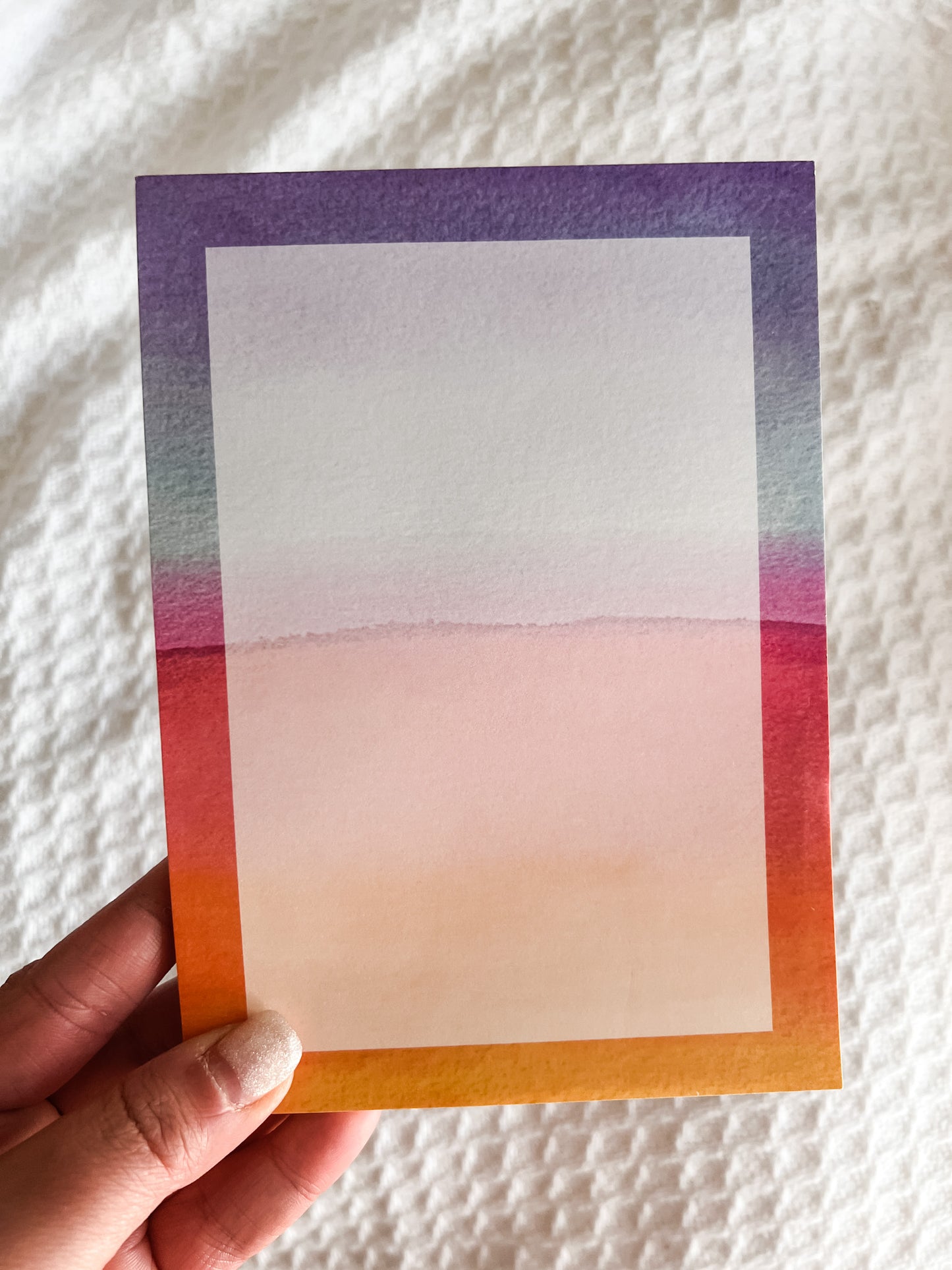 Sunset Watercolor Notepad