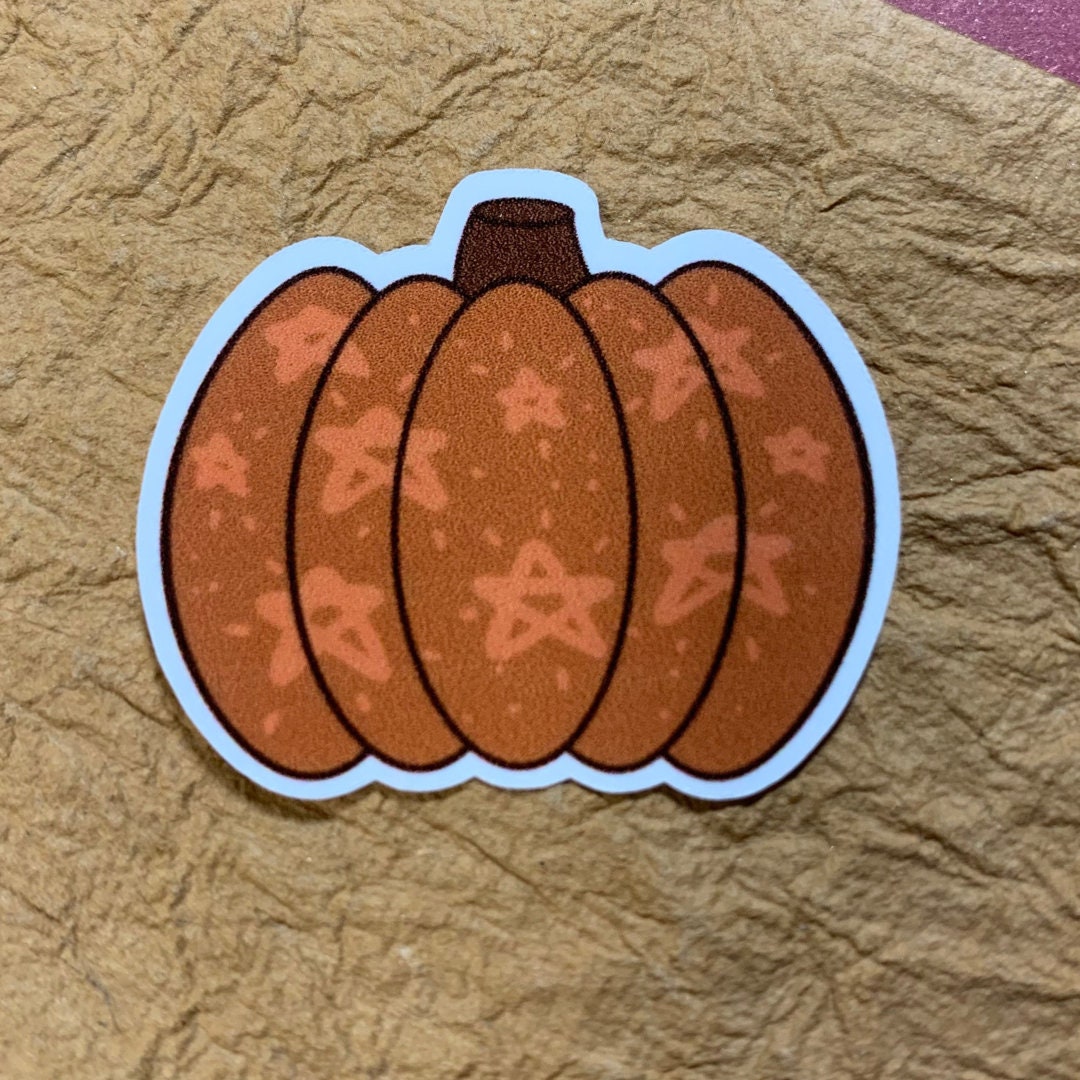 Pumpkin with Star Details | 2.5 x 3