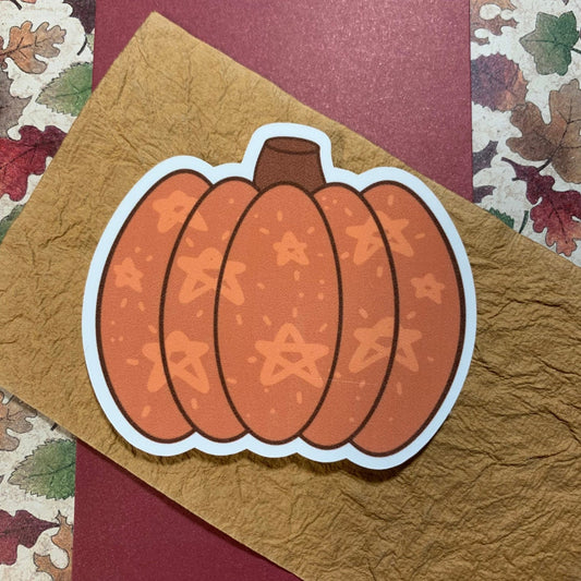 Pumpkin with Star Details | 2.5 x 3