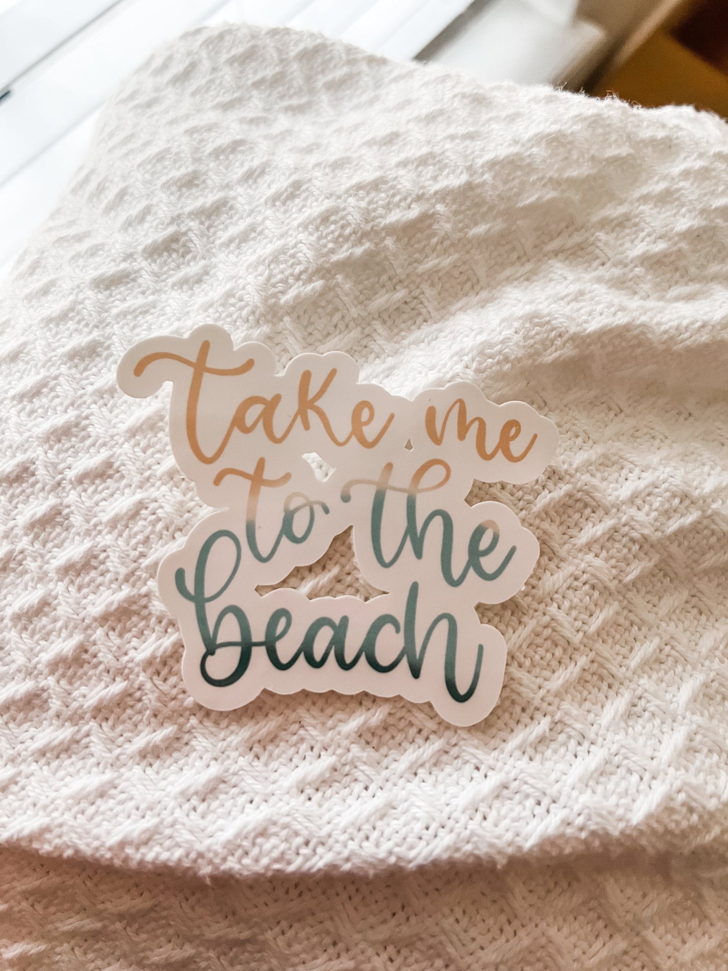 Take me to the Beach Sticker | 3 x 3.5